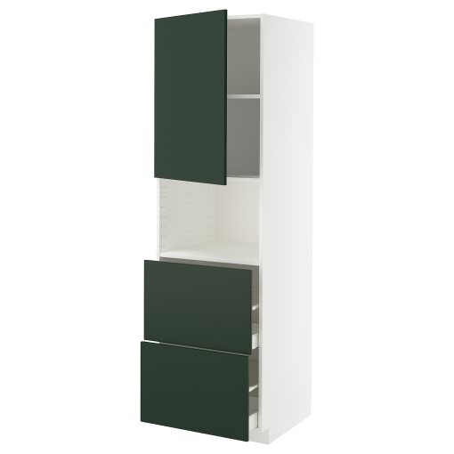 METOD/MAXIMERA, висок шкаф за микров фурна, врата/2 чекм., 995.568.73