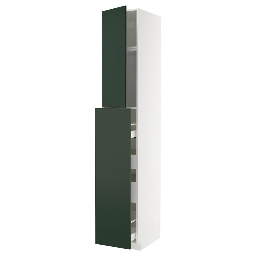 METOD/MAXIMERA, висок шкаф, с изтегл. ф-я, 1 врата/4 чекм., 995.570.47