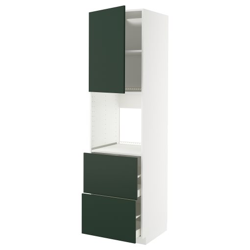 METOD/MAXIMERA, висок шкаф за фурна, чекм./2 чела/2 високи чекм., 995.576.22