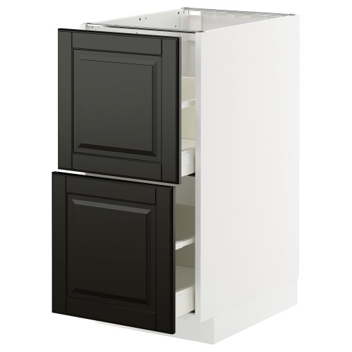 METOD/MAXIMERA, долен шкаф с 2 чела/2 високи чекмеджета, 995.786.67