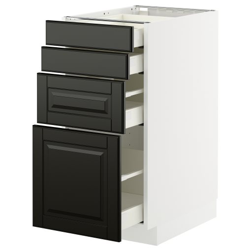 METOD/MAXIMERA, долен шкаф с 4 чела/4 чекмеджета, 995.789.74