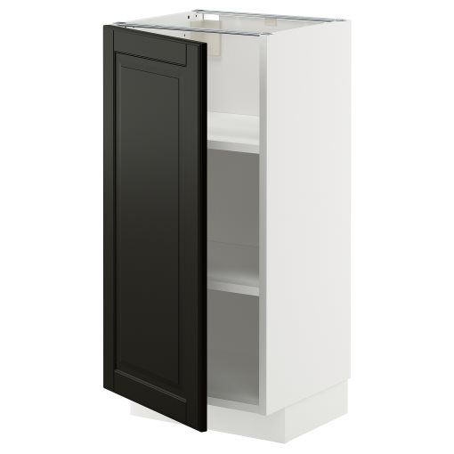 METOD, долен шкаф с рафтове, 995.791.34