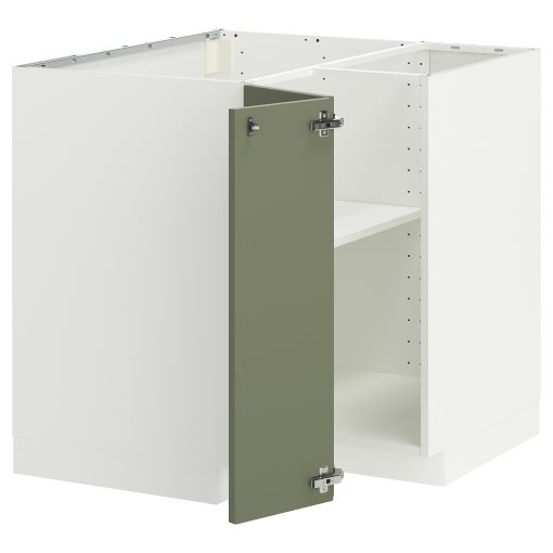 METOD, ъглов долен шкаф с рафт, 995.847.34