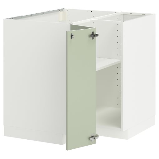 METOD, ъглов долен шкаф с рафт, 995.847.48