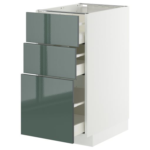 METOD/MAXIMERA, долен шкаф с 3 чекмеджета, 995.860.16