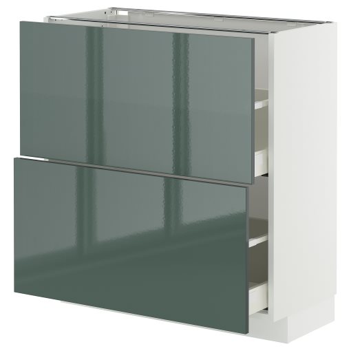 METOD/MAXIMERA, долен шкаф с 2 чекмеджета, 995.861.58