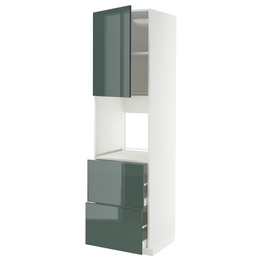 METOD/MAXIMERA, висок шкаф за фурна, чекм./2 чела/2 вис. чекм., 995.862.81