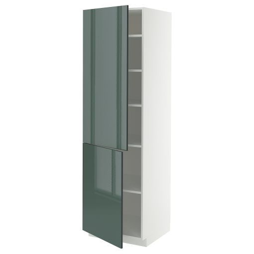 METOD, висок шкаф с рафтове/2 врати, 995.864.03