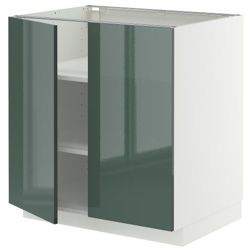 METOD, долен шкаф с рафтове/2 вратички, 995.866.53