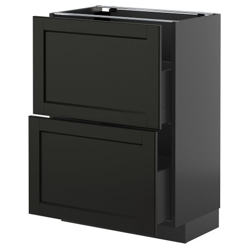 METOD/KNIVSHULT, долен шкаф с 2 чекмеджета, 995.882.04