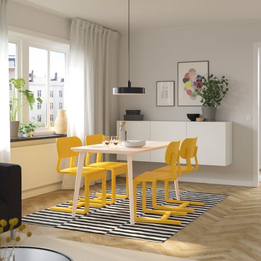 LISABO/LYCKAN, маса и 4 стола, 995.902.64