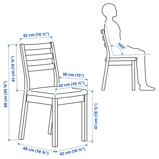 TONSTAD/TONSTAD, Маса и 4 стола, 995.967.13