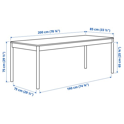 TONSTAD/TONSTAD, Маса и 6 стола, 995.967.46