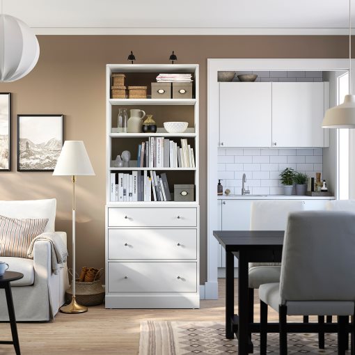 HAVSTA, комбинация за съхранение с рафтове, 995.974.68