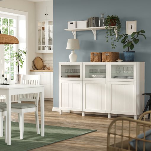 BESTÅ, комб. артикул за съхранение с врати, 995.977.84