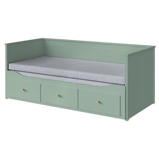 HEMNES, кушетка с 3 чекмеджета/2 матрака, 996.102.24
