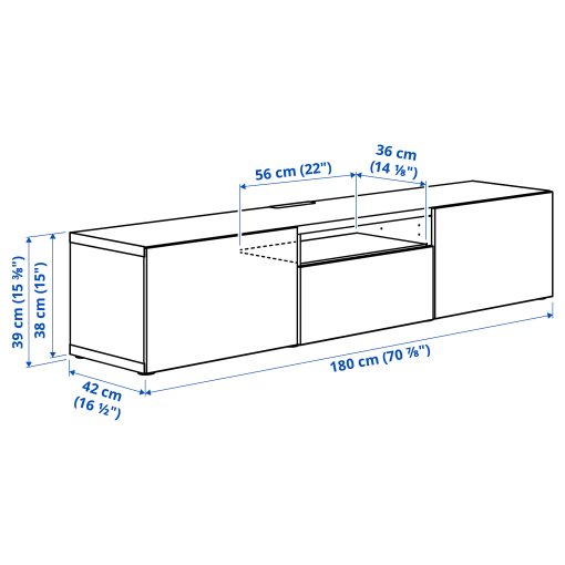 BESTÅ, TV шкаф, 996.114.88
