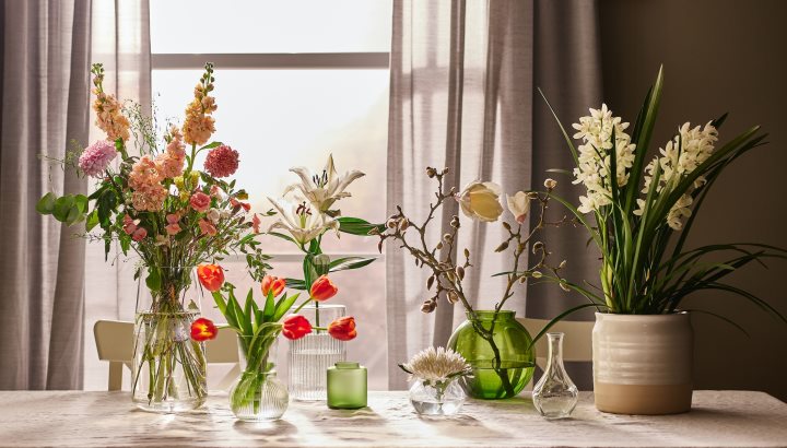 Как да изберете подходящата ваза за цветята си