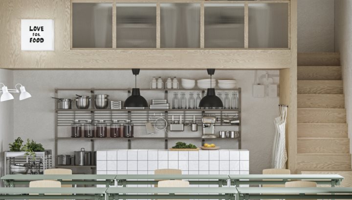 Мебели за апетитно студио за готвене