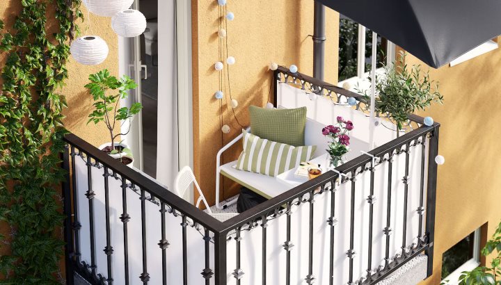 Преобрази малкия балкон в уютен кът