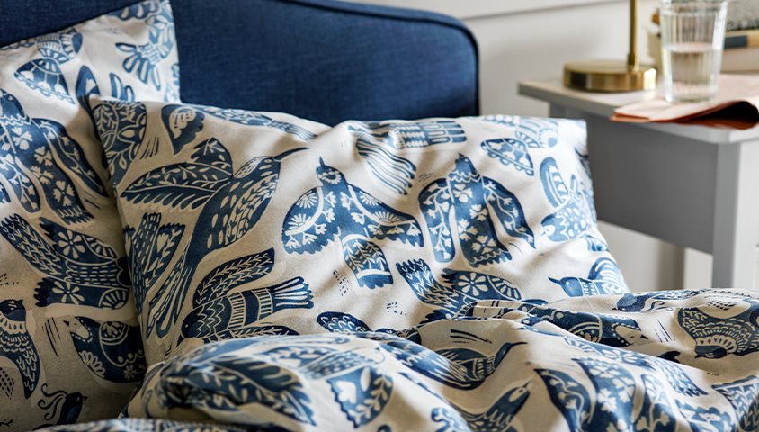 20% намаление на избрани продукти спално бельо с карта IKEA  FAMILY