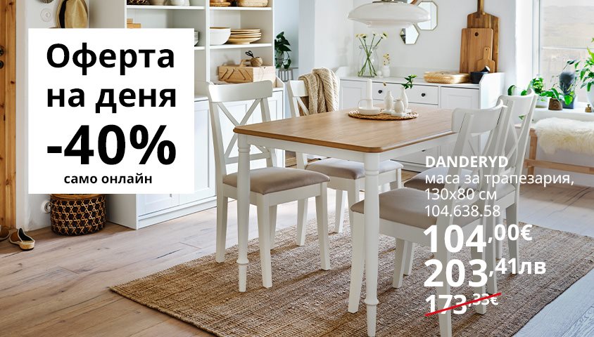 Вземи маса DANDERYD с 40% отстъпка!
