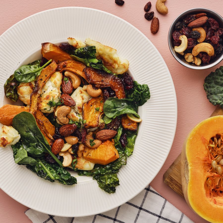 Салата с тиква