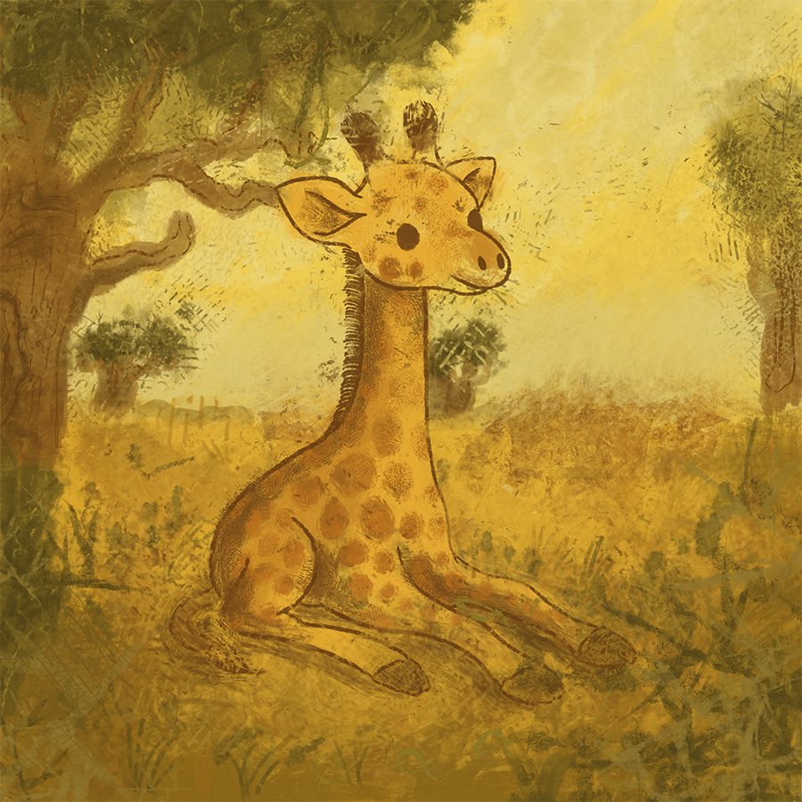 Жирафът Жори – спасителят на дъждовната савана